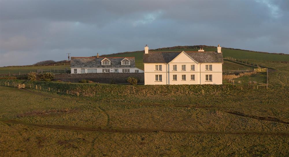 The exterior of the Doyden House apartments, Port Issac, Cornwall