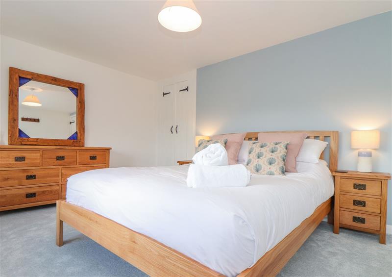 One of the 3 bedrooms at Coombe Cottage, Penwartha near Perranporth