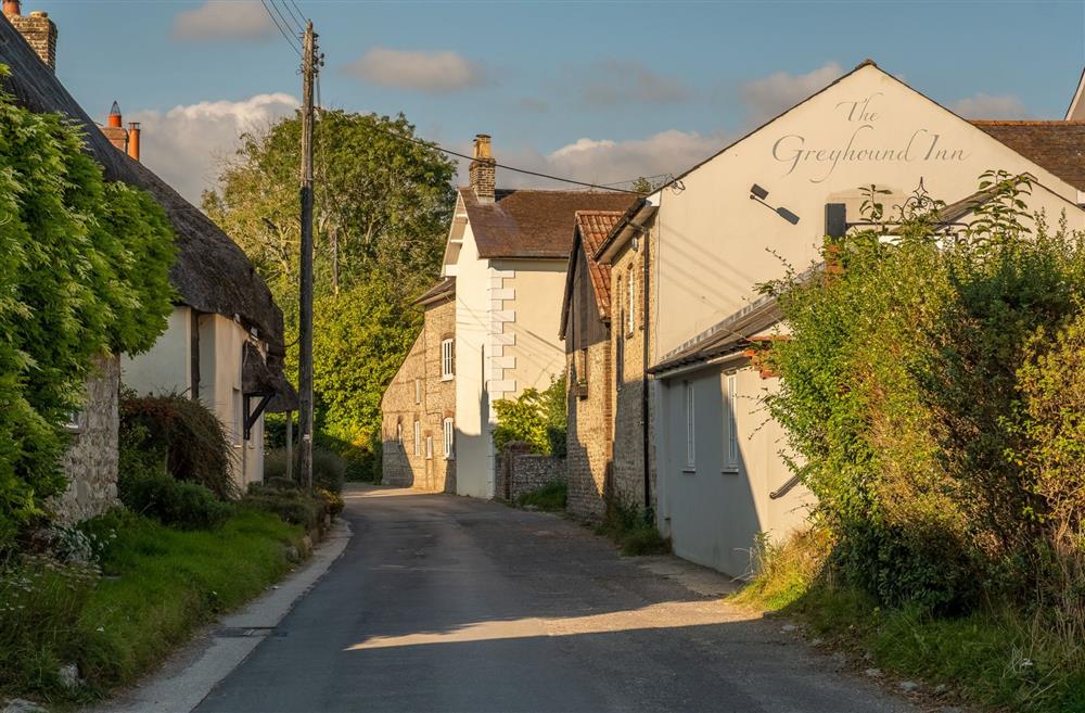 Picturesque village road at Coombe Cottage, Sydling St Nicholas