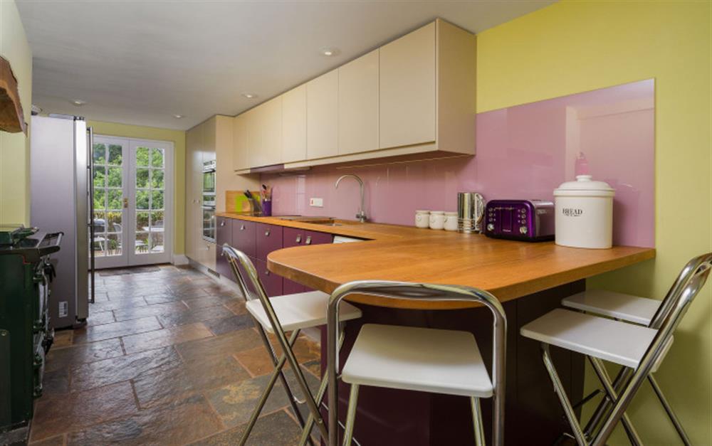 The kitchen  at Coombe Park in Chillington
