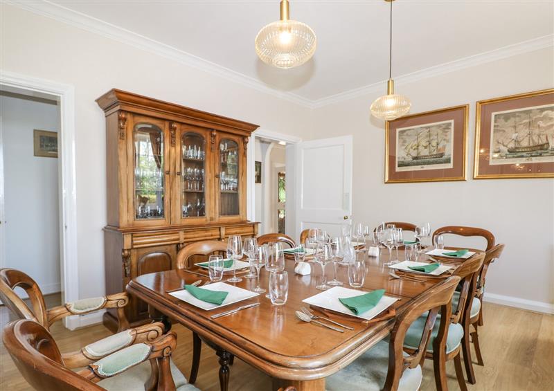 The dining room at Coombe Place House, Meonstoke