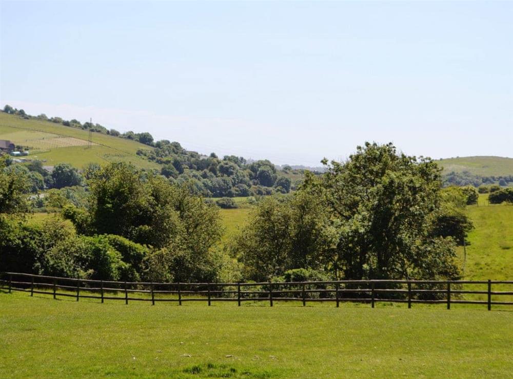 Wander over the owners fields in the lovely Alkham valley (photo 2) at Coombe Wood Coach House in Hawkinge, near Folkestone, Kent