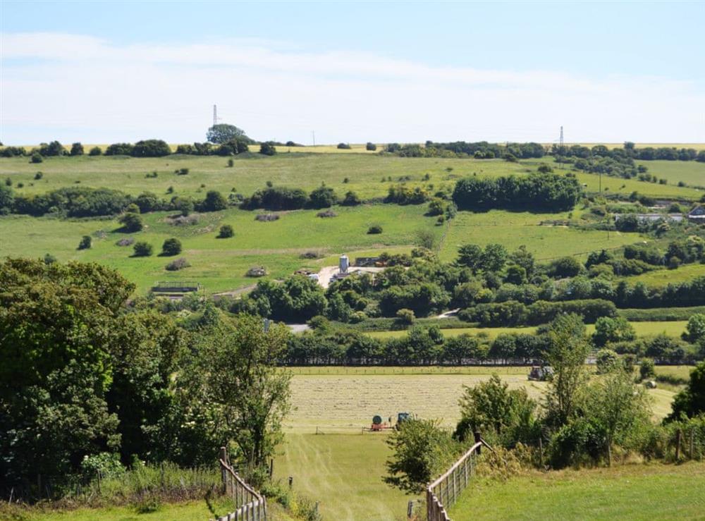 Wander over the owners fields in the lovely Alkham valley