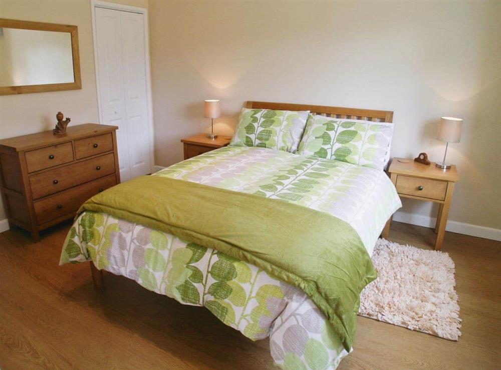 Double bedroom at Coombehayes Lodge in Uplyme, near Lyme Regis, Dorset