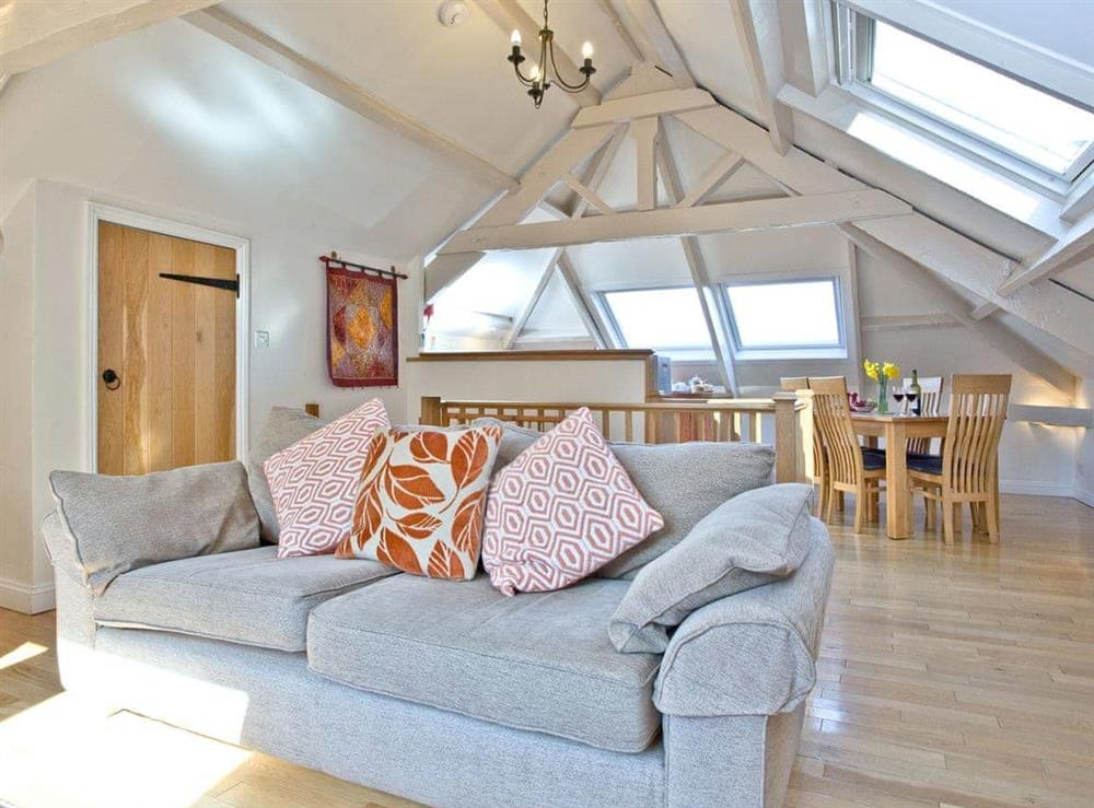 Spacious living area (photo 3) at Coombery Loft in Bow Creek, Nr Totnes, South Devon., Great Britain