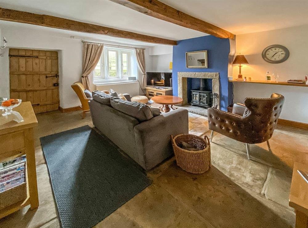 Living room at Cooper Cabana in Elslack, near Skipton, North Yorkshire