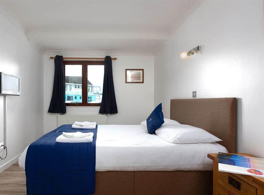 Comfortable second en-suite double bedroom at Coot in Wroxham, Norfolk., Great Britain
