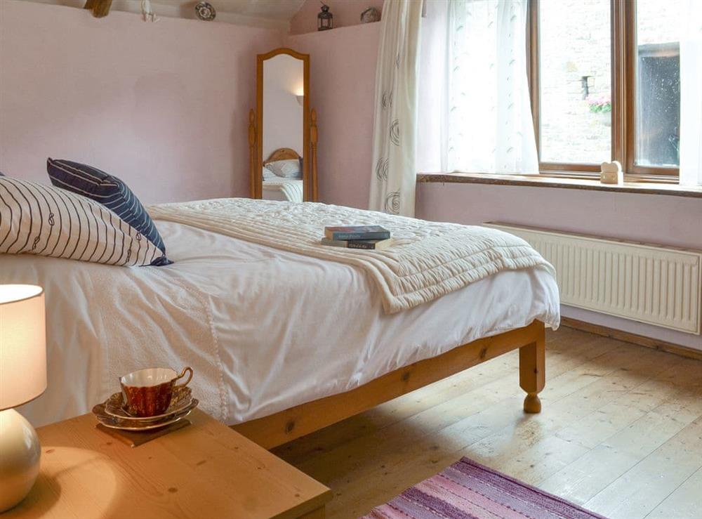 Peaceful double bedroom at Copingers Cottage in Hartland, near Bideford, Devon
