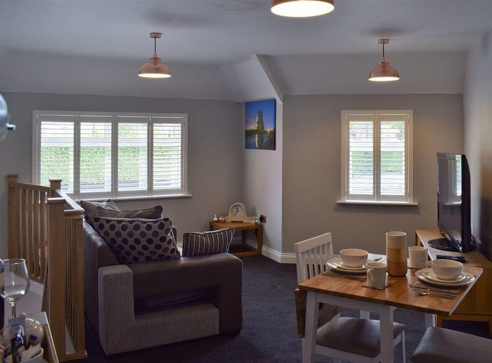 Open plan living space at Copper Coins in Whitby, Yorkshire, North Yorkshire