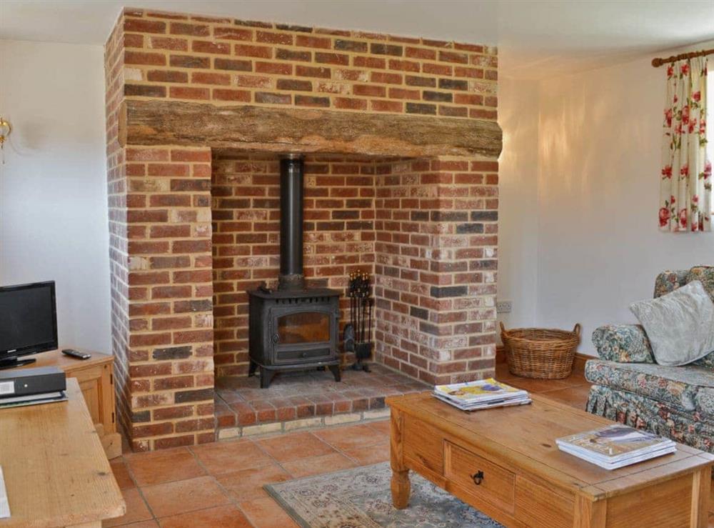 Living room at Copper Cottage in Aldeby, near Beccles, Norfolk