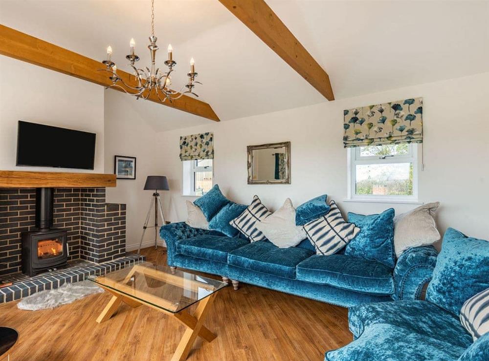 Living room at Copper Cottage in Willoughby, near Alford, Lincolnshire