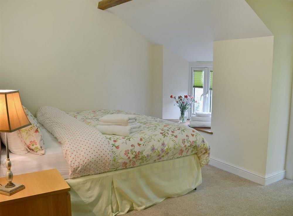 Comfortable double bedroom at Birch Lodge, 
