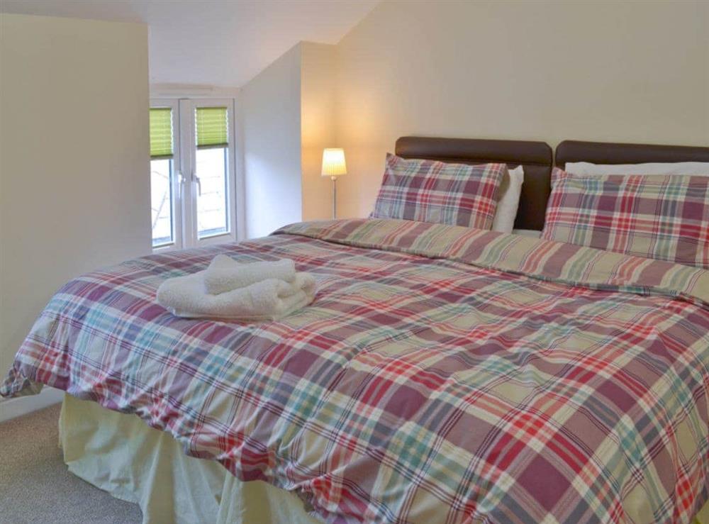 Comfortable double bedroom at Hare Lodge, 