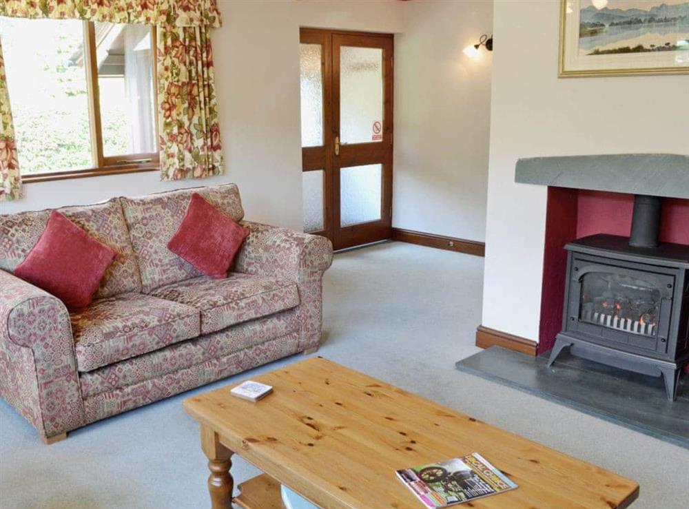 Living room at Copper View in Coniston, Cumbria