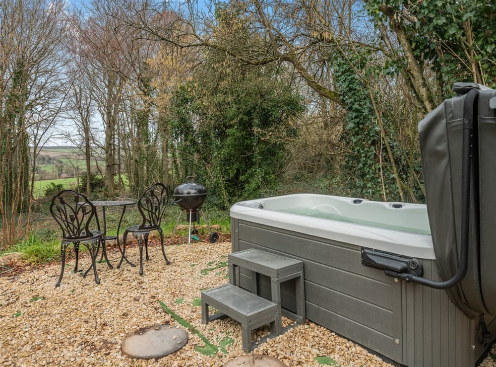 Hot tub at Copperbeech in Blandford Forum, Dorset