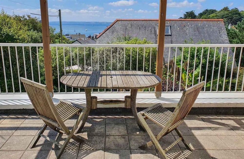 Balcony at Coppers in St Mawes, Cornwall