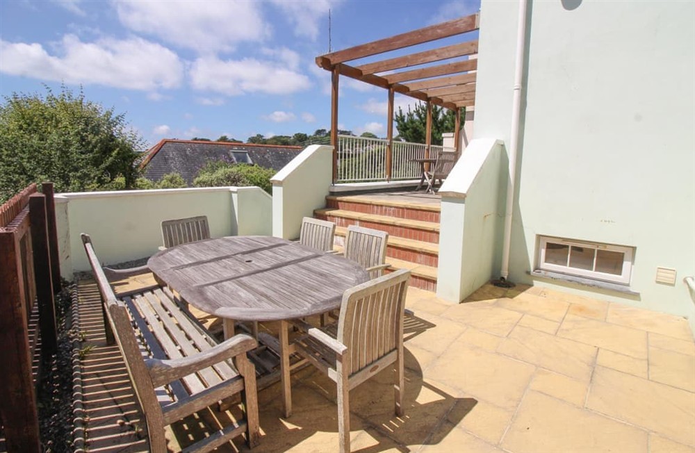 Decking at Coppers in St Mawes, Cornwall