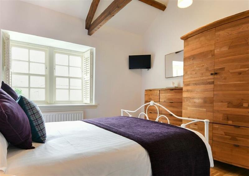 One of the bedrooms at Coral Cottage, Bamburgh