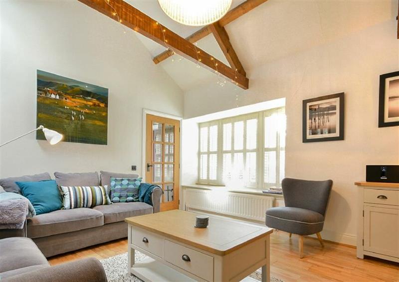 The living area at Coral Cottage, Bamburgh