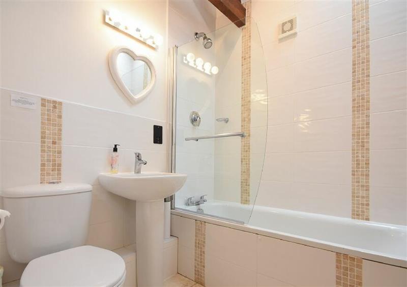 This is the bathroom at Coral Cottage, Bamburgh