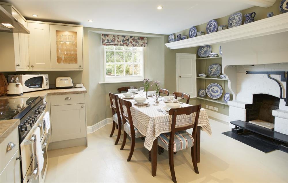 Fully equipped kitchen and breakfast room seating six guests at Coral Cottage, Castle Howard