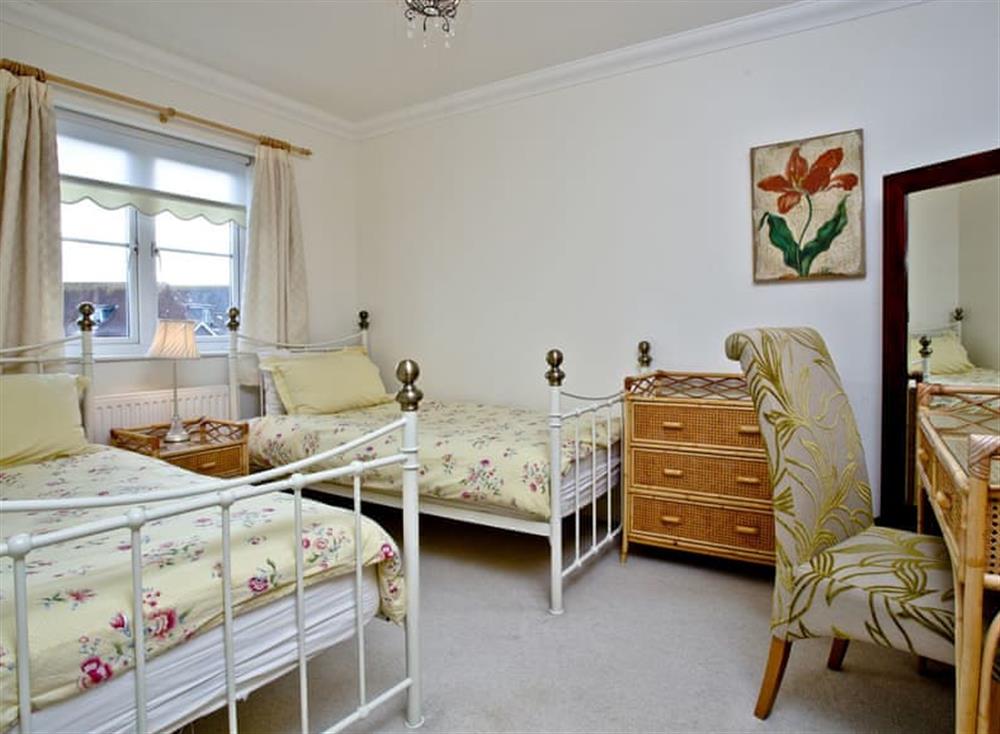 Twin bedroom at Cormorant View in Dorset, Weymouth & Portland