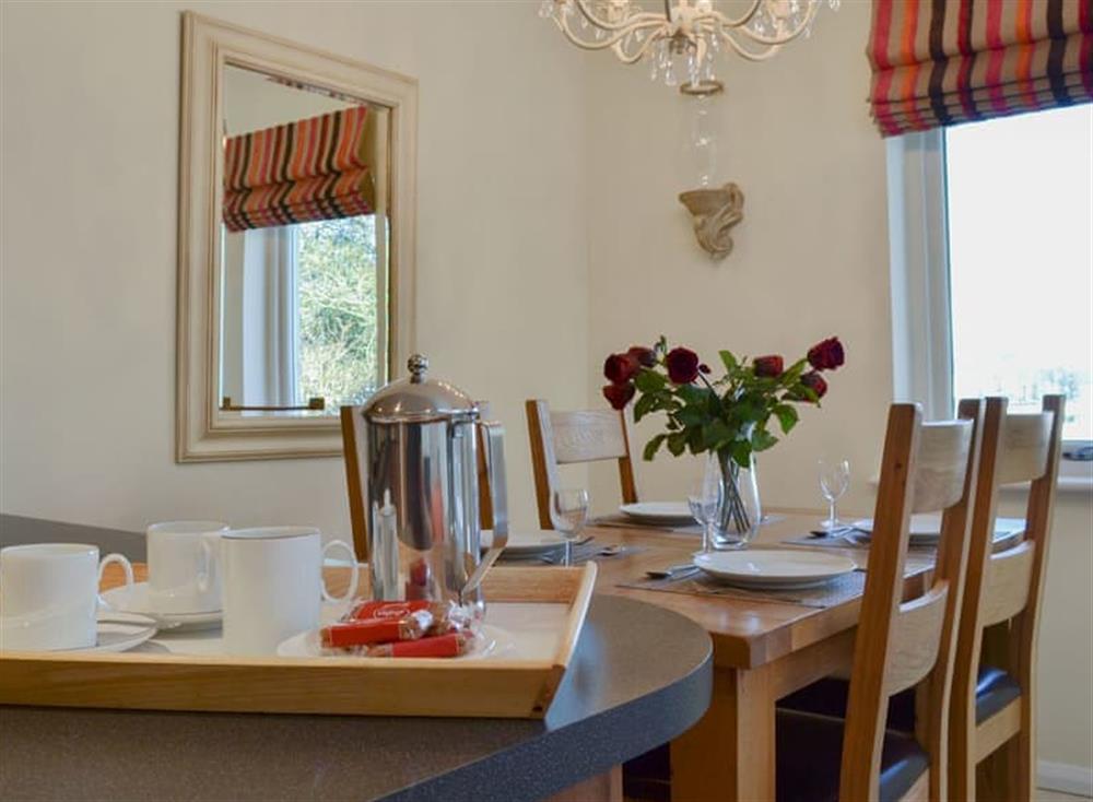 Ideal dining area at Corn Meadow in Near Kirkby Lonsdale, Lancashire