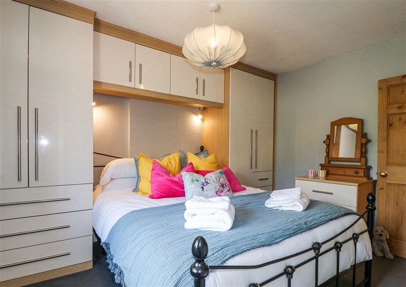 One of the bedrooms at Corner Cottage, Ashbourne