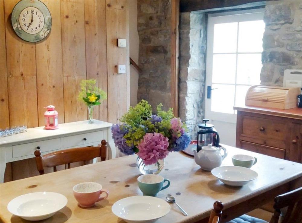 Dining Area at Corner Cottage in Bakewell, Derbyshire., Great Britain