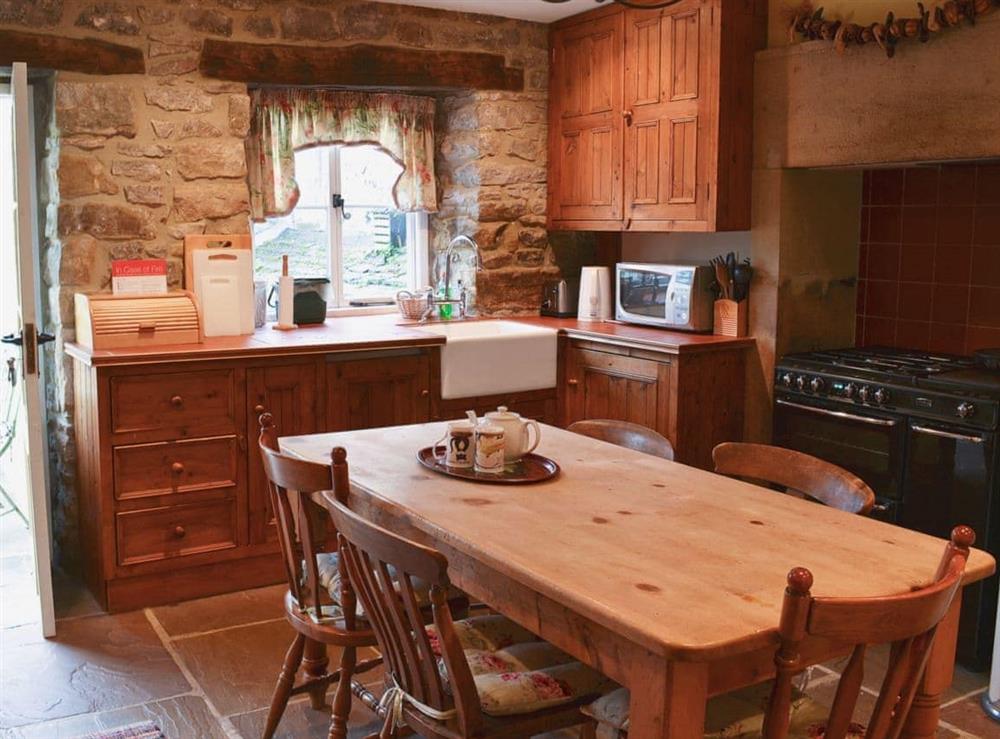 Kitchen/diner at Corner Cottage in Bakewell, Derbyshire., Great Britain