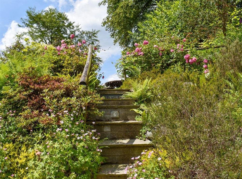 Garden at Corner Cottage in Bowness-on-Windermere, Cumbria