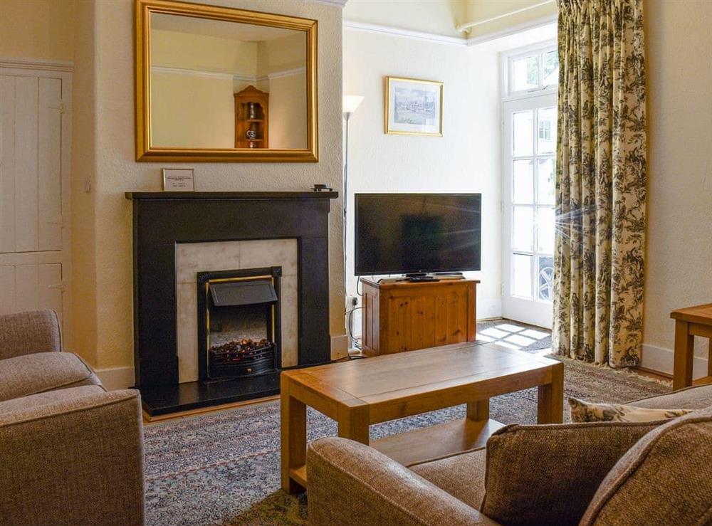 Living room at Corner Cottage in Bowness-on-Windermere, Cumbria