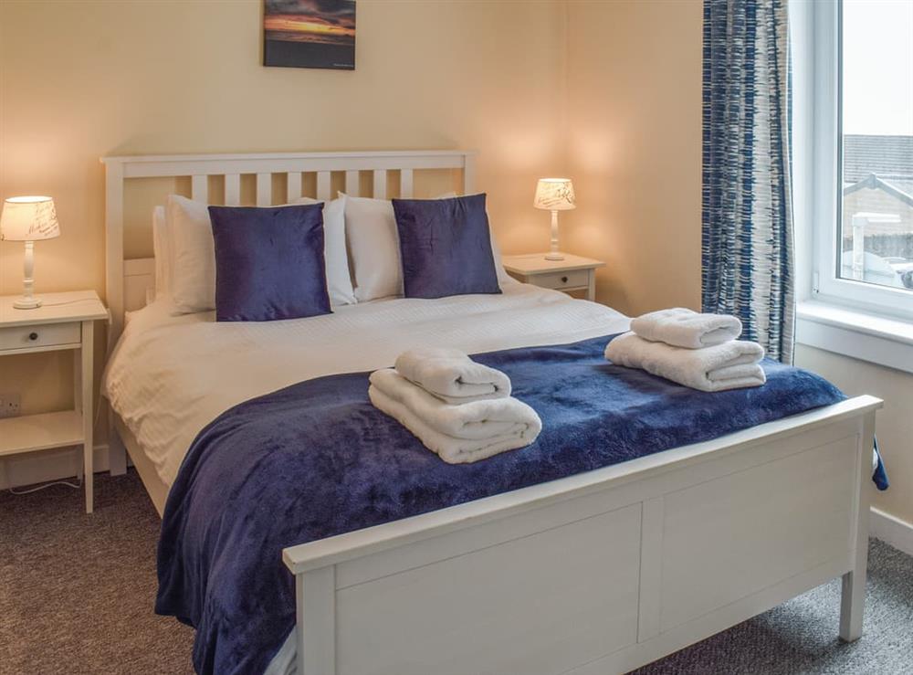 Double bedroom at Corner Cottage in Girvan, Ayrshire