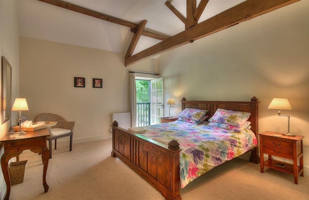 One of the 4 bedrooms at Corner Cottage in Glasbury, near Hay-on-Wye, Powys