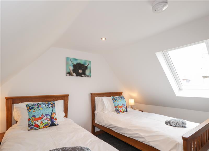 One of the 3 bedrooms at Corner Cottage, Portgordon near Buckie