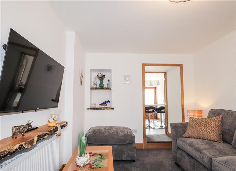 Relax in the living area at Corner Cottage, Portgordon near Buckie