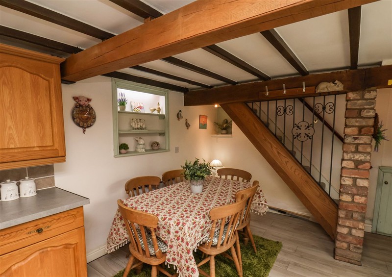 The dining room at Corner Cottage, Thornton Dale