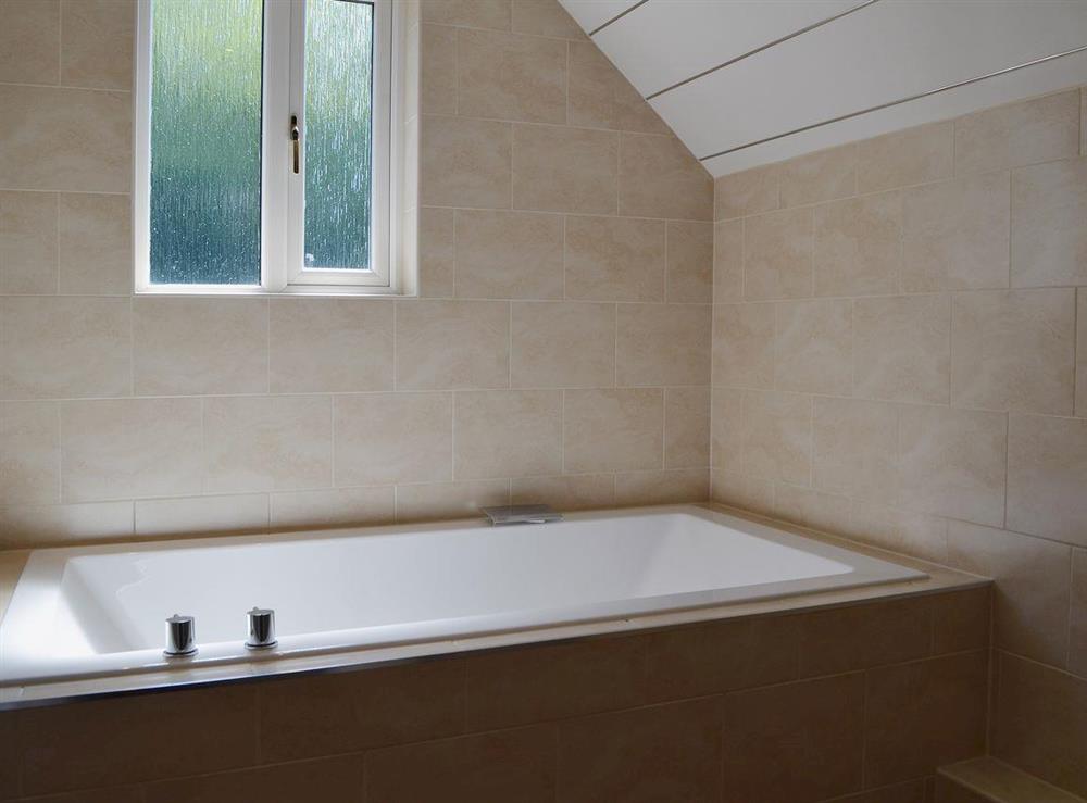 Bathroom at Corner Cottage in Troutbeck Bridge, near Windemere, Cumbria., Great Britain