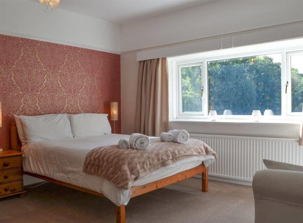 Comfortable double bedroom at Corner Cottage in Troutbeck Bridge, near Windemere, Cumbria., Great Britain