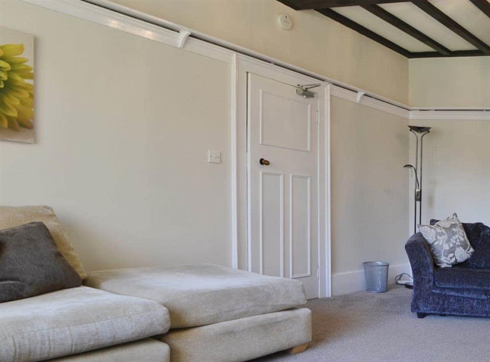 Living room at Corner Cottage in Troutbeck Bridge, near Windemere, Cumbria., Great Britain