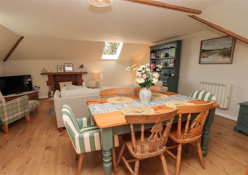 This is the dining room at Corner Cottage, Unthank near Penrith