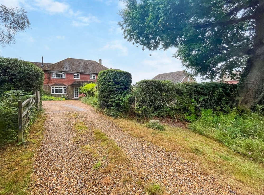 Driveway at Corner House in Haywards Heath, near Uckfield, East Sussex