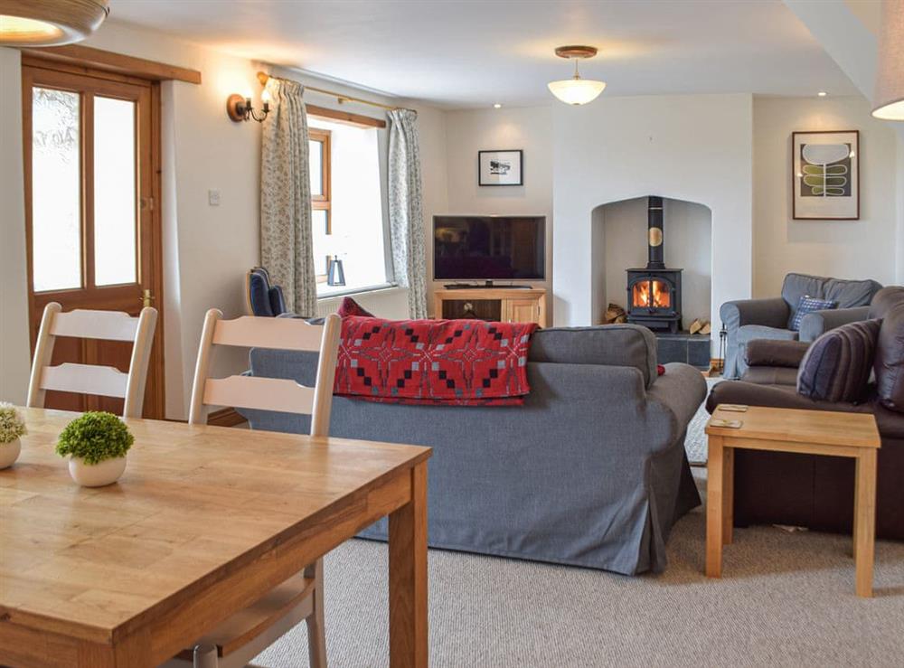 Living room/dining room at Corner House in Mathry, Pembrokeshire, Dyfed