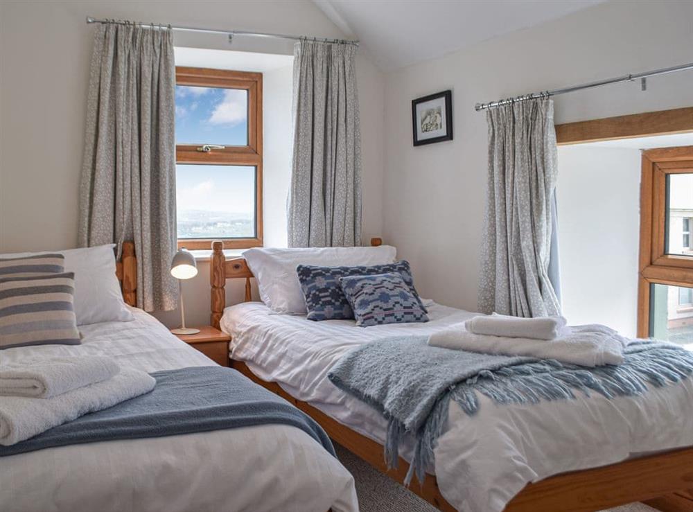 Twin bedroom at Corner House in Mathry, Pembrokeshire, Dyfed