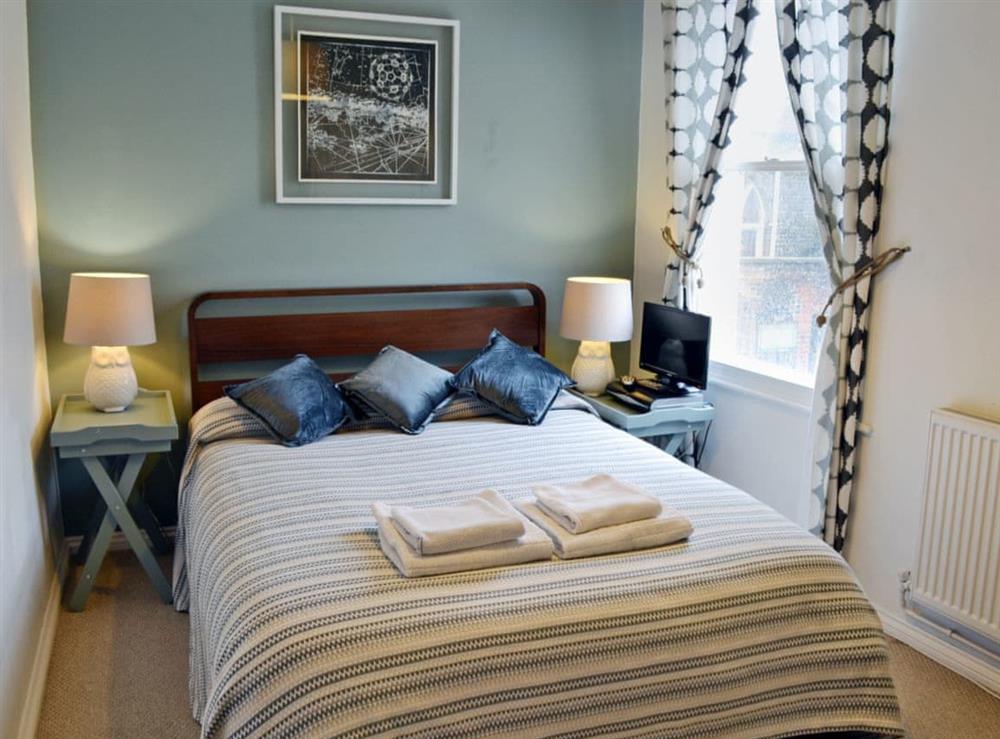 Elegantly decorated double bedroom at Corner View in Broadstairs, Kent