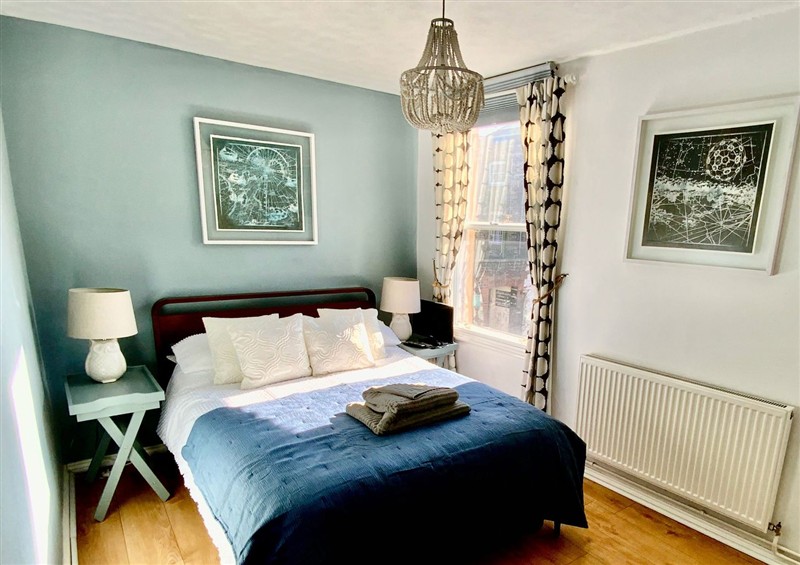 This is the bedroom at Corner View, Broadstairs