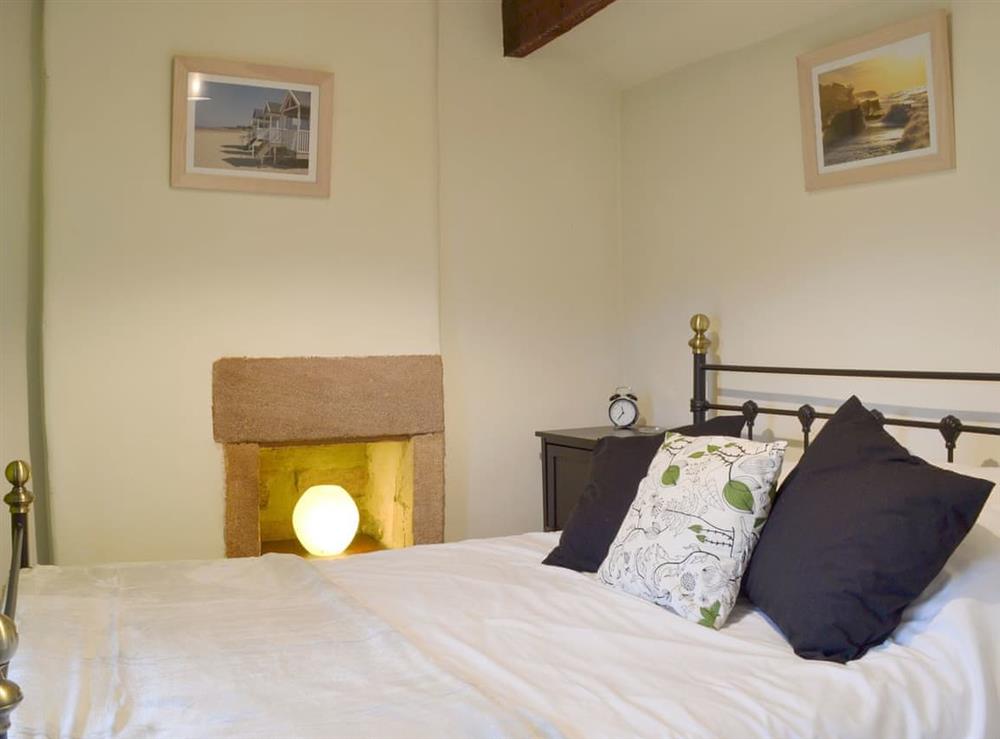 Comfy double bedroom at Cornerpin Cottage in Whatstandwell, near Matlock, Derbyshire