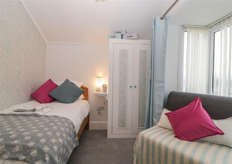 One of the bedrooms at Cornerside, Sidmouth