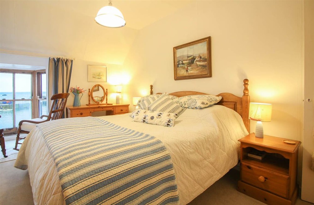 Bedroom at Cornerstone Cottage in Mousehole, Cornwall