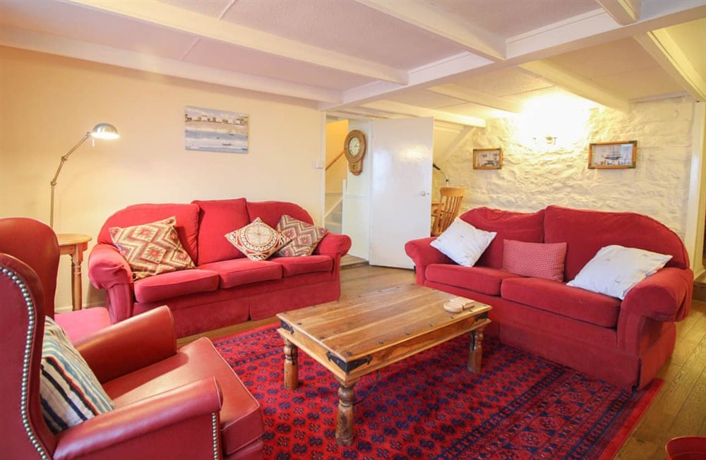 Living area (photo 3) at Cornerstone Cottage in Mousehole, Cornwall